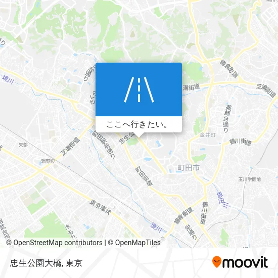 忠生公園大橋地図