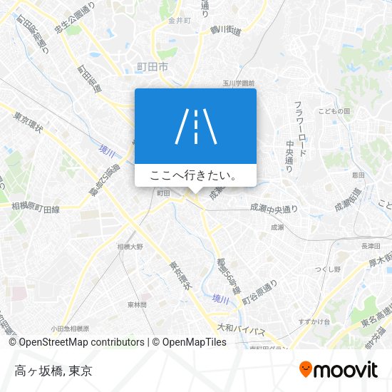 高ヶ坂橋地図