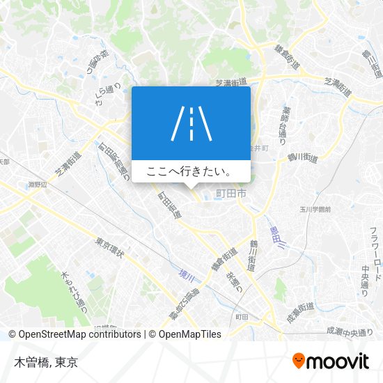 木曽橋地図