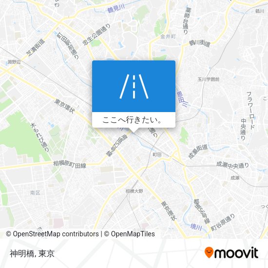 神明橋地図