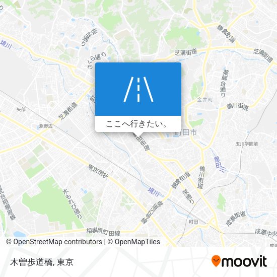 木曽歩道橋地図