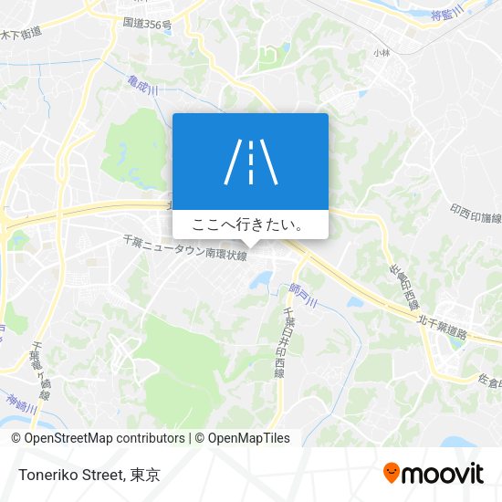 Toneriko Street地図