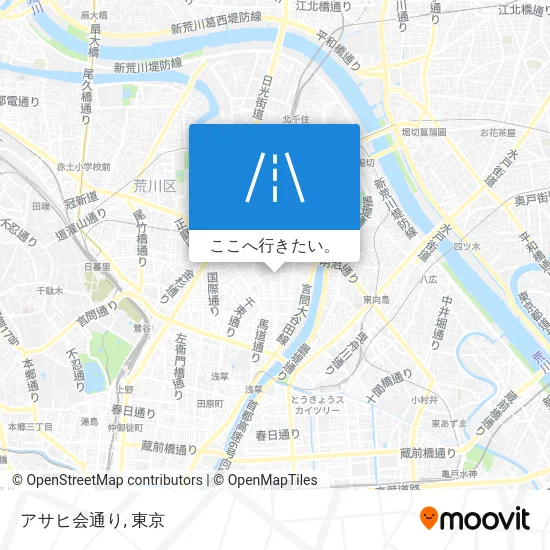 アサヒ会通り地図