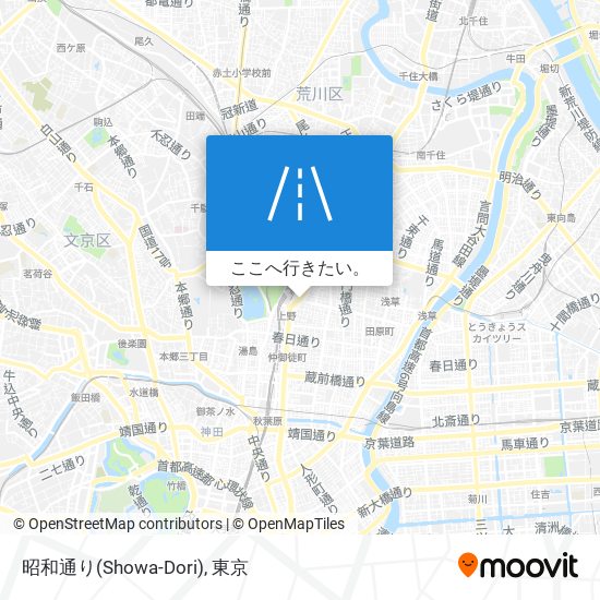 昭和通り(Showa-Dori)地図