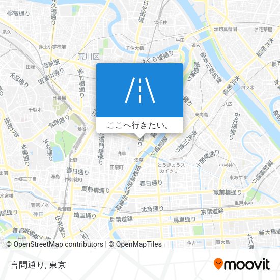 言問通り地図