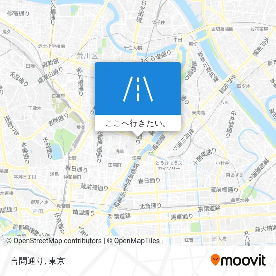 言問通り地図