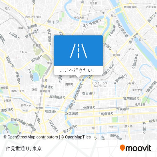 仲見世通り地図
