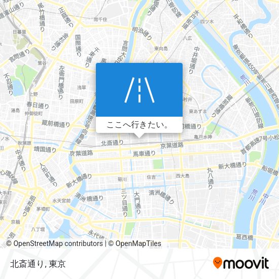北斎通り地図