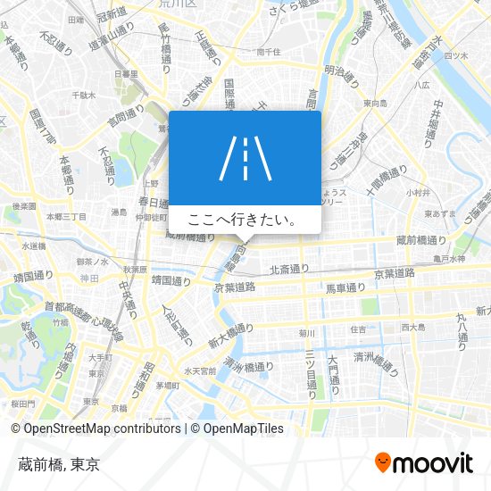 蔵前橋地図