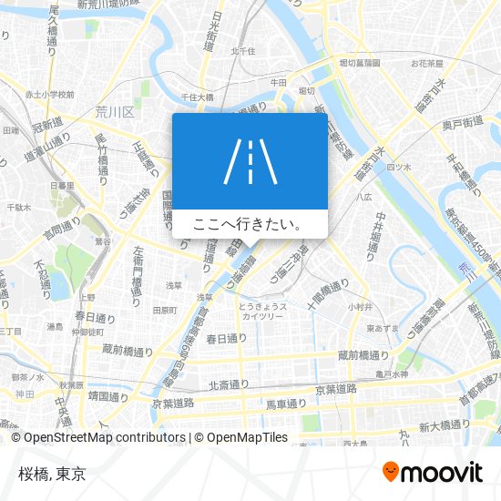 桜橋地図