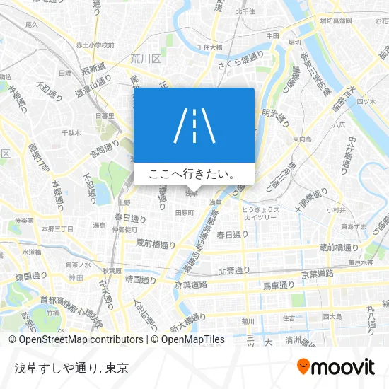 浅草すしや通り地図