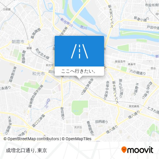 成増北口通り地図