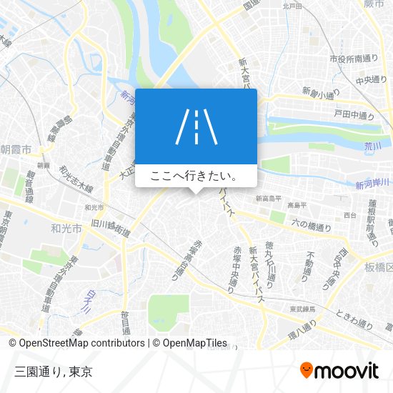 三園通り地図
