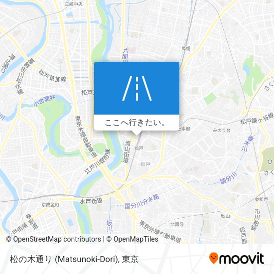 松の木通り (Matsunoki-Dori)地図