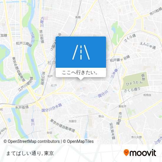 まてばしい通り地図