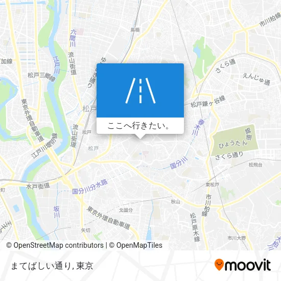 まてばしい通り地図
