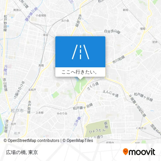 広場の橋地図