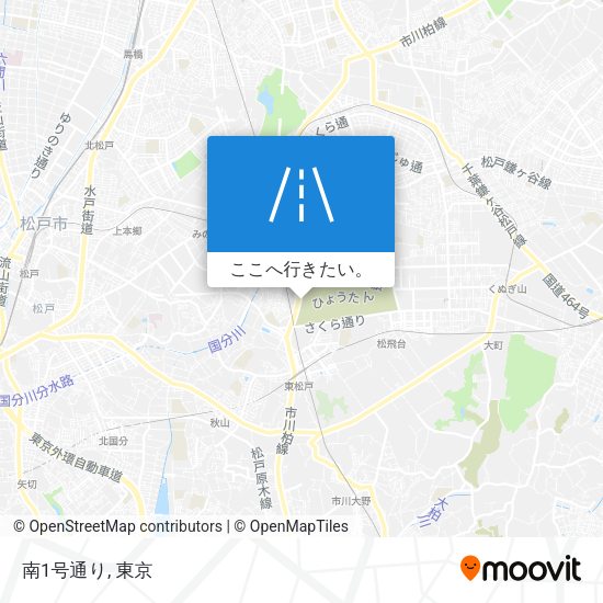 南1号通り地図