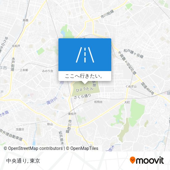 中央通り地図