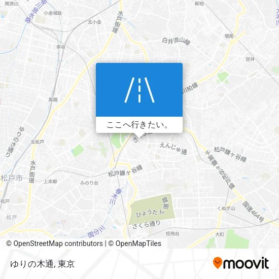 ゆりの木通地図