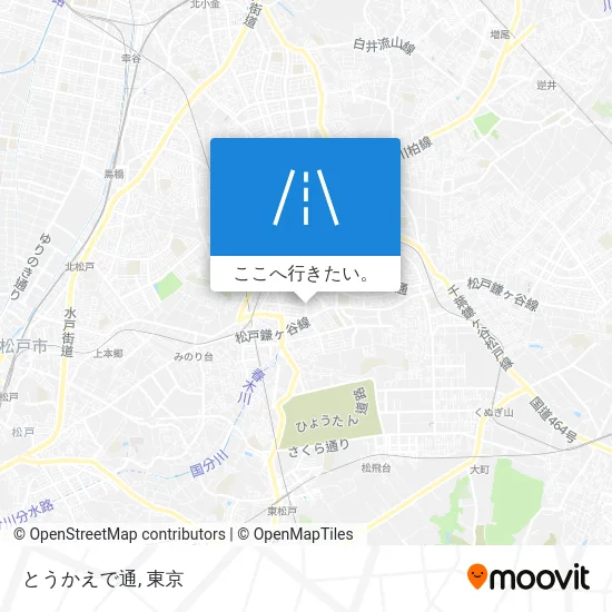 とうかえで通地図