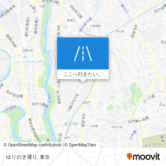 ゆりのき通り地図