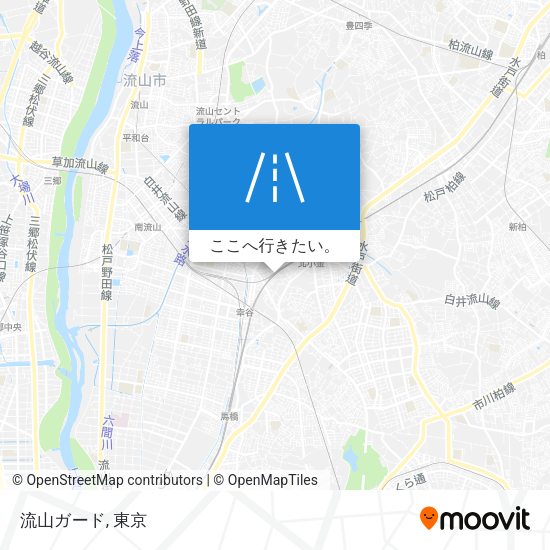 流山ガード地図