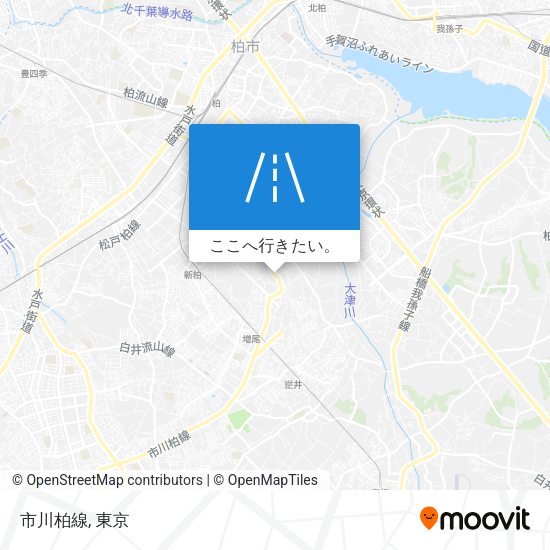 市川柏線地図