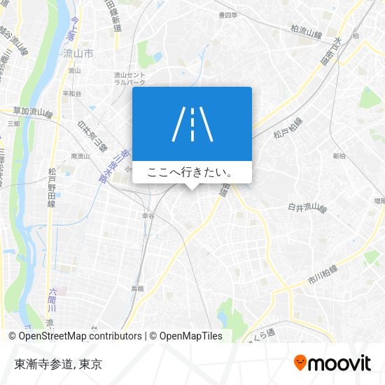 東漸寺参道地図