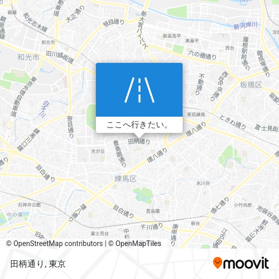 田柄通り地図