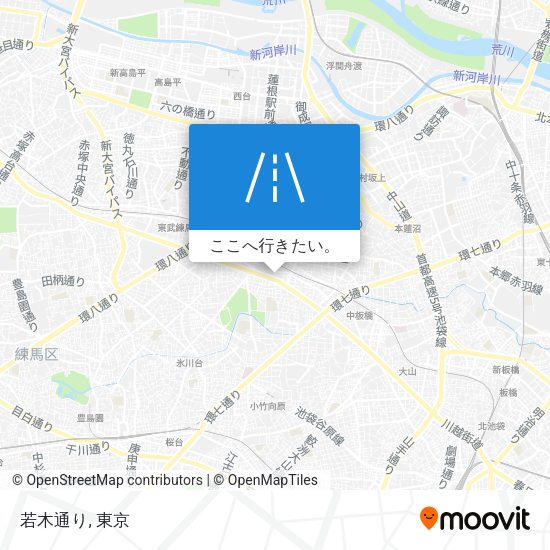 若木通り地図
