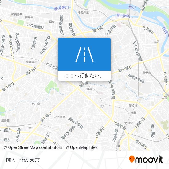 間々下橋地図