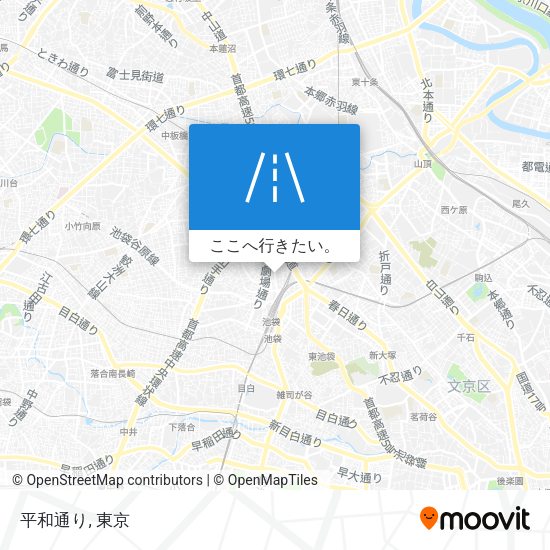 平和通り地図