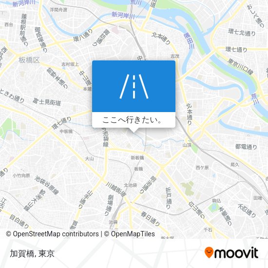 加賀橋地図