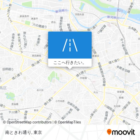 南ときわ通り地図