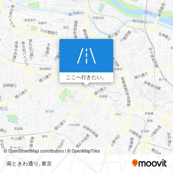南ときわ通り地図