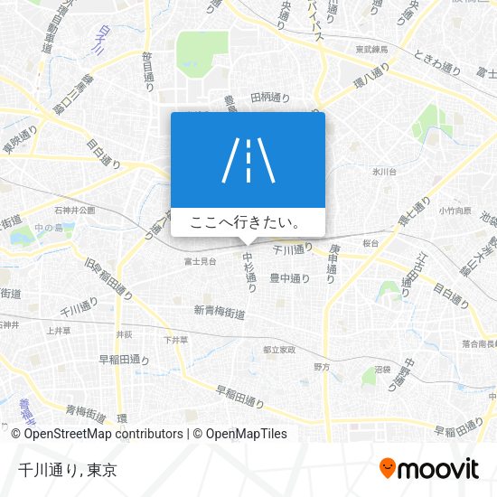 千川通り地図