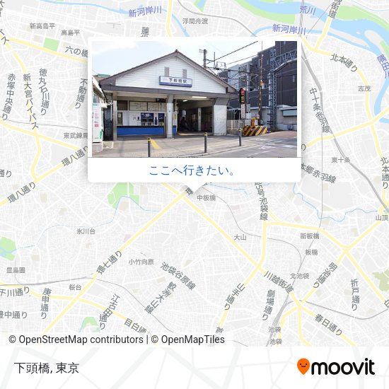 下頭橋地図