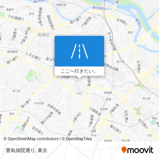 豊島病院通り地図