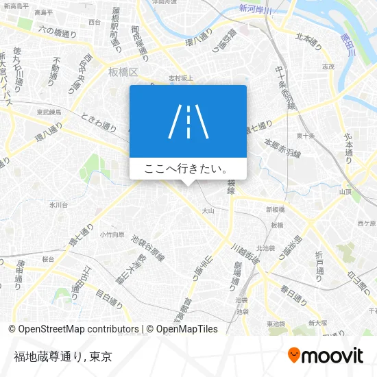 福地蔵尊通り地図