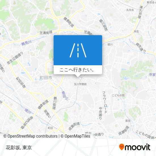 花影坂地図