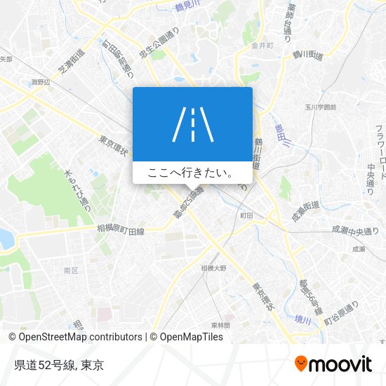 県道52号線地図