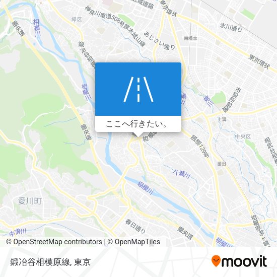 鍛冶谷相模原線地図