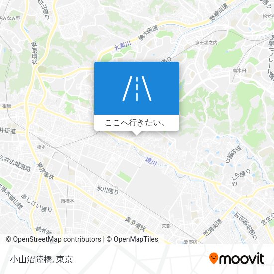 小山沼陸橋地図