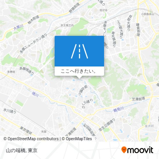 山の端橋地図