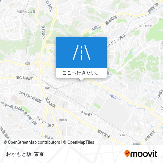 おかもと坂地図