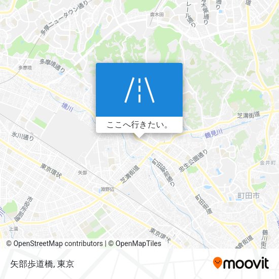 矢部歩道橋地図