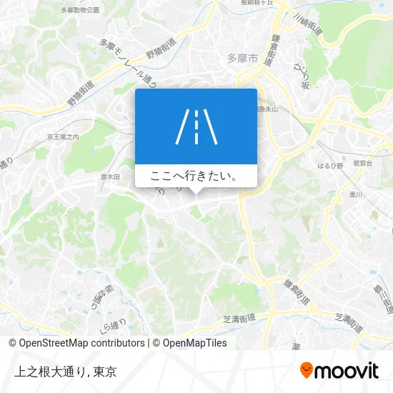 上之根大通り地図