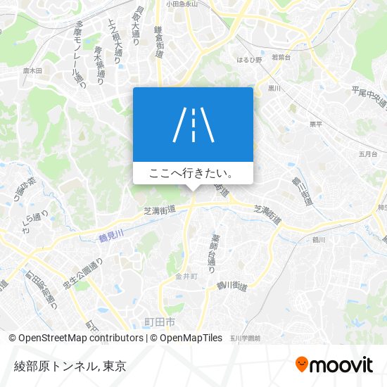 綾部原トンネル地図