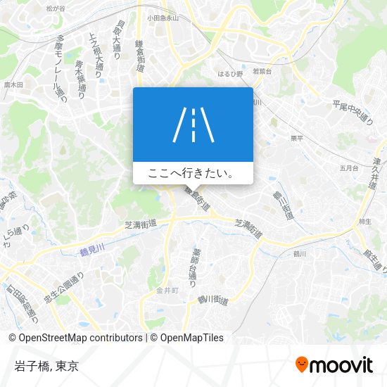 岩子橋地図